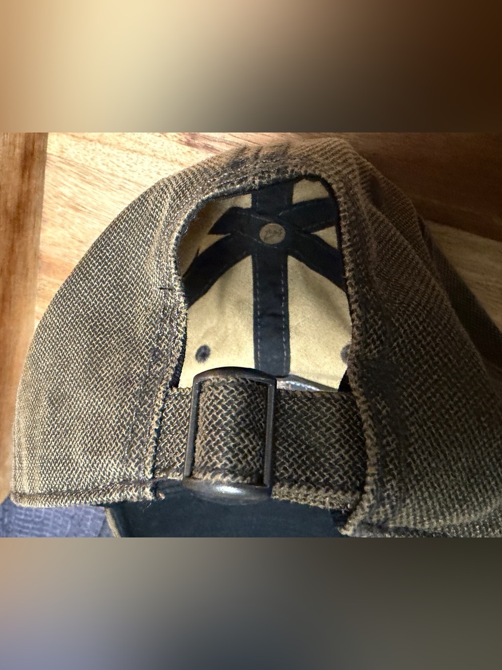 Legacy 92 | Men’s Olive/Khaki Trucker Hat w/Pendleton Round-Up Logo, Adjustable - Picture 8 of 11